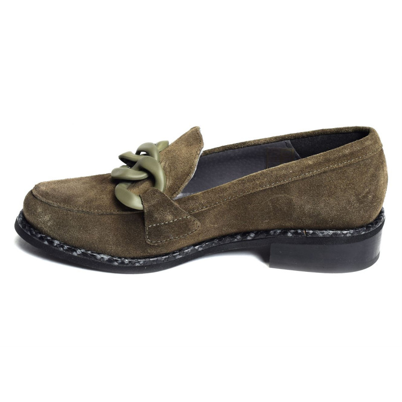 YEIDE Kaki, Mocassins Folies