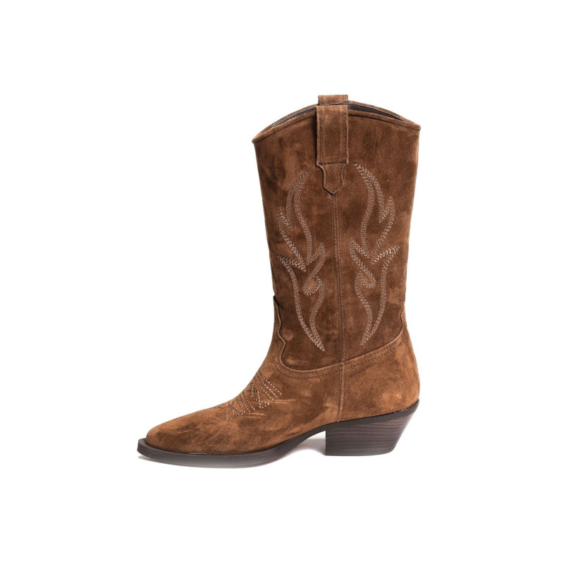 WESTERN 2084 Marron, Santiags  Alpe