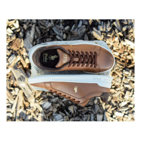 HERITAGE COURT Tan, Sneakers basses Polo Ralph Lauren
