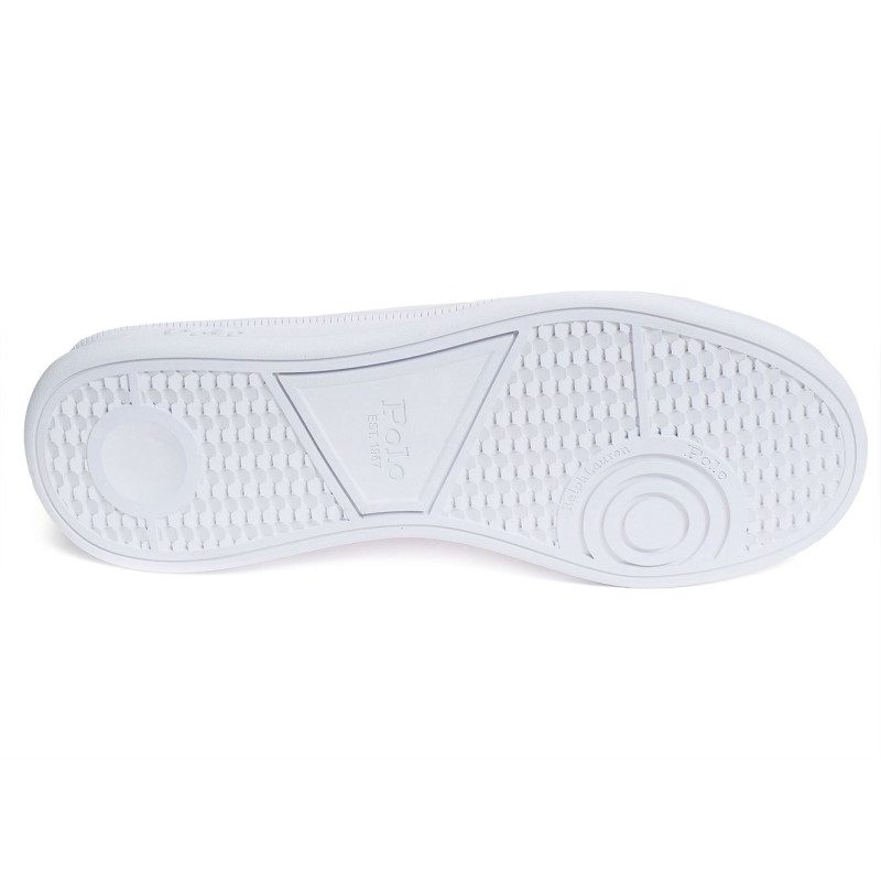 HERITAGE COURT Blanc Marron, Sneakers basses Polo Ralph Lauren