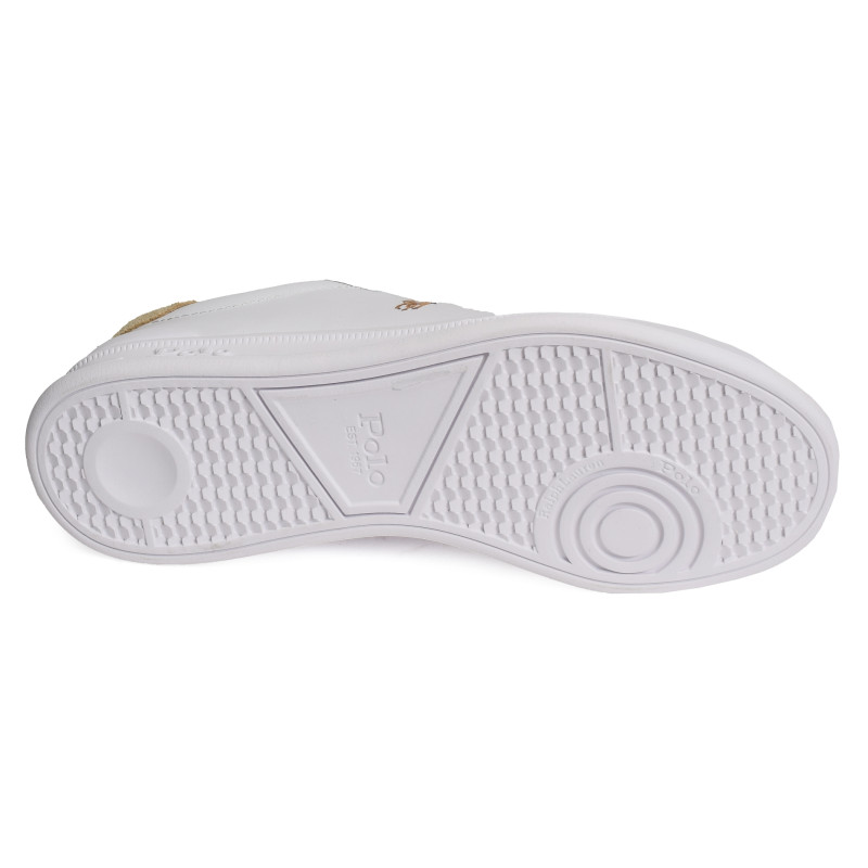 HERITAGE COURT Blanc Beige, Sneakers basses Polo Ralph Lauren