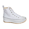 FRASNE Blanc Beige, Baskets montantes Rosemetal