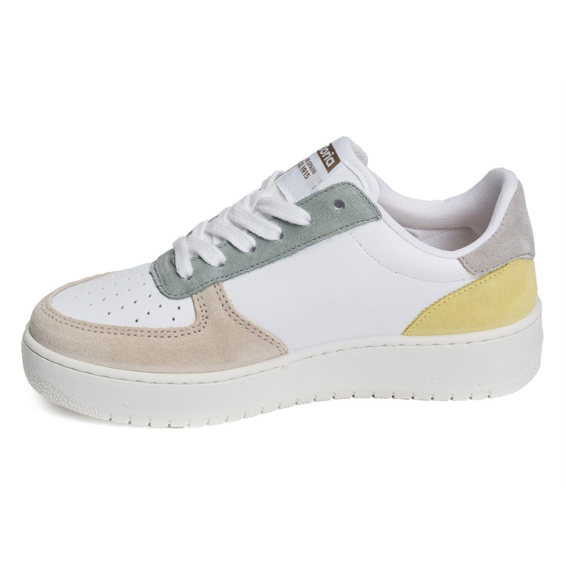 1258214 Blanc Beige, Sneakers basses Victoria