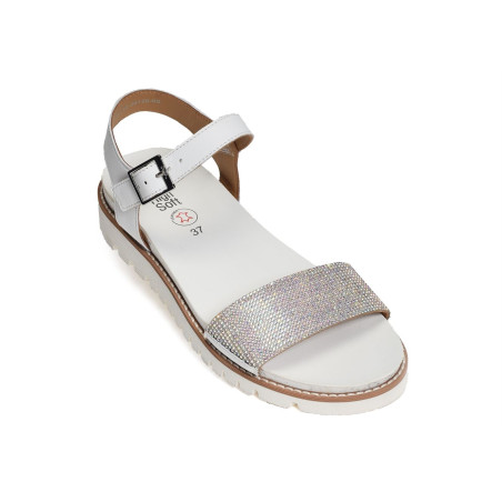 KENT SPORT Blanc, Sandales plates Ara