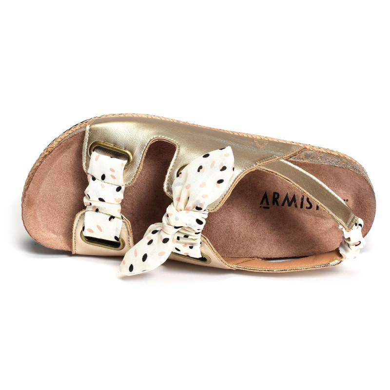WORLD KNOT Or, Nu-Pieds à plateforme Armistice