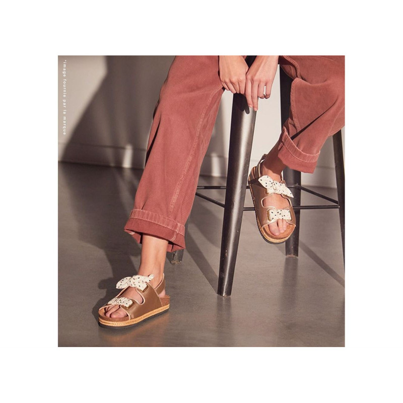 WORLD KNOT Or, Nu-Pieds à plateforme Armistice