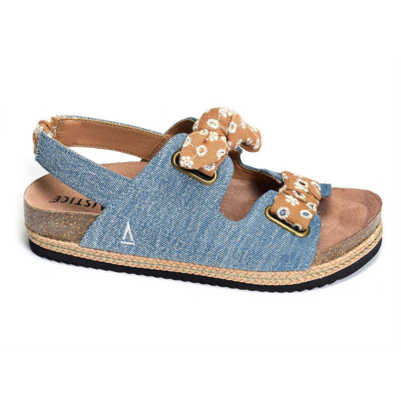 WORLD KNOT Jeans, Nu-Pieds à plateforme Armistice