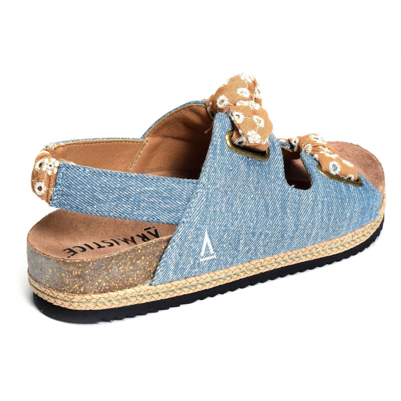 WORLD KNOT Jeans, Nu-Pieds à plateforme Armistice