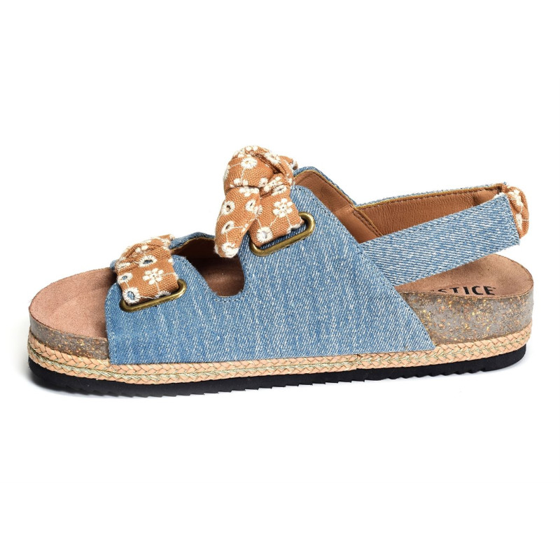 WORLD KNOT Jeans, Nu-Pieds à plateforme Armistice