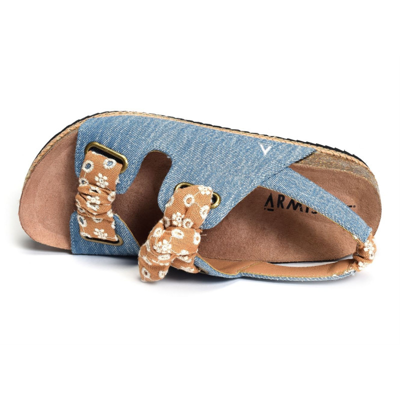 WORLD KNOT Jeans, Nu-Pieds à plateforme Armistice