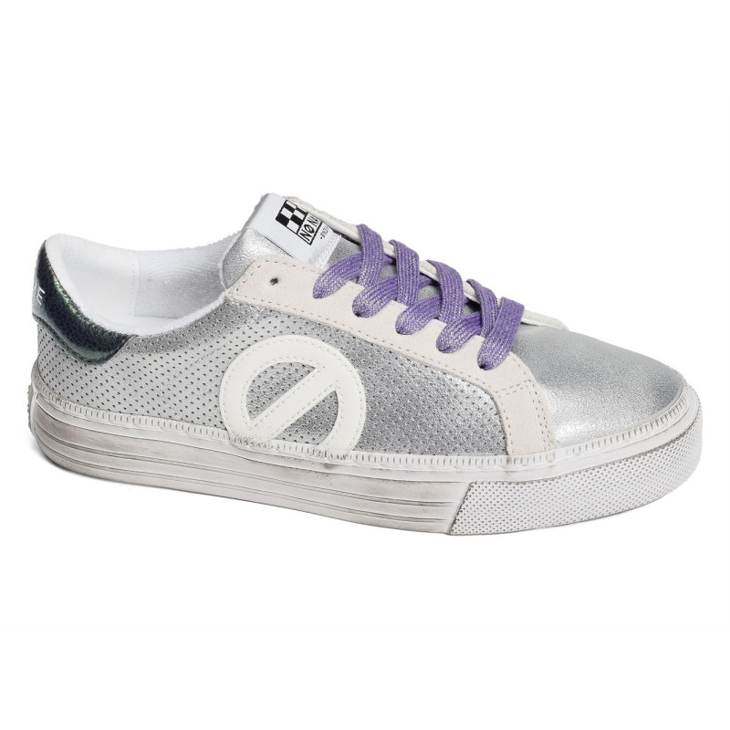 STRIKE SIDE Gris Argent, Sneakers basses No Name