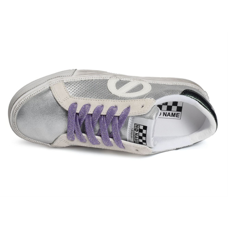 STRIKE SIDE Gris Argent, Sneakers basses No Name