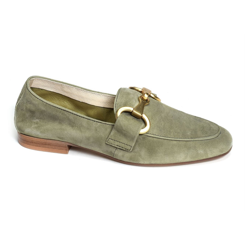 JACQUE Kaki, Mocassins Rosemetal