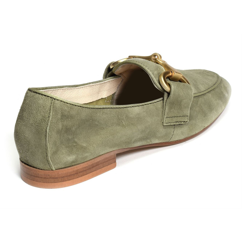JACQUE Kaki, Mocassins Rosemetal