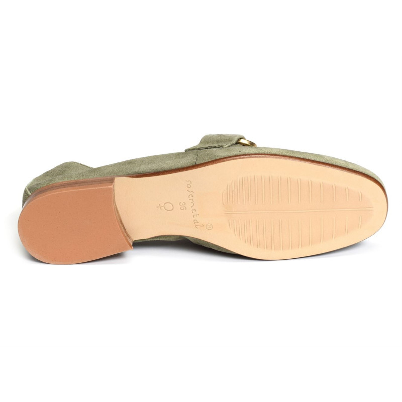 JACQUE Kaki, Mocassins Rosemetal