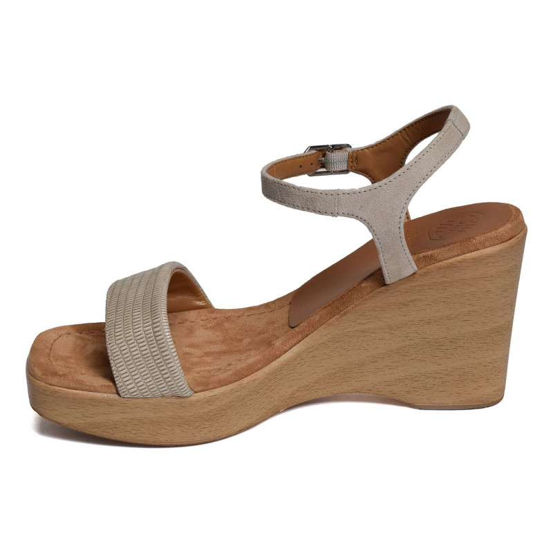 RITA NEW Taupe, Sandales compensées Unisa