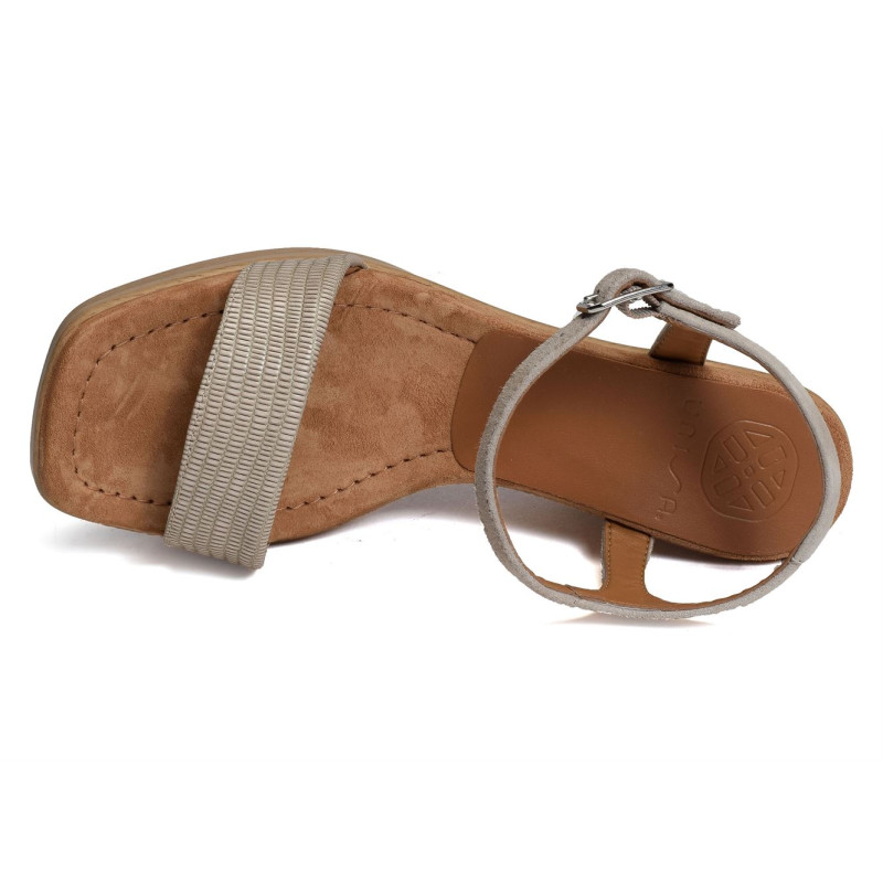 RITA NEW Taupe, Sandales compensées Unisa