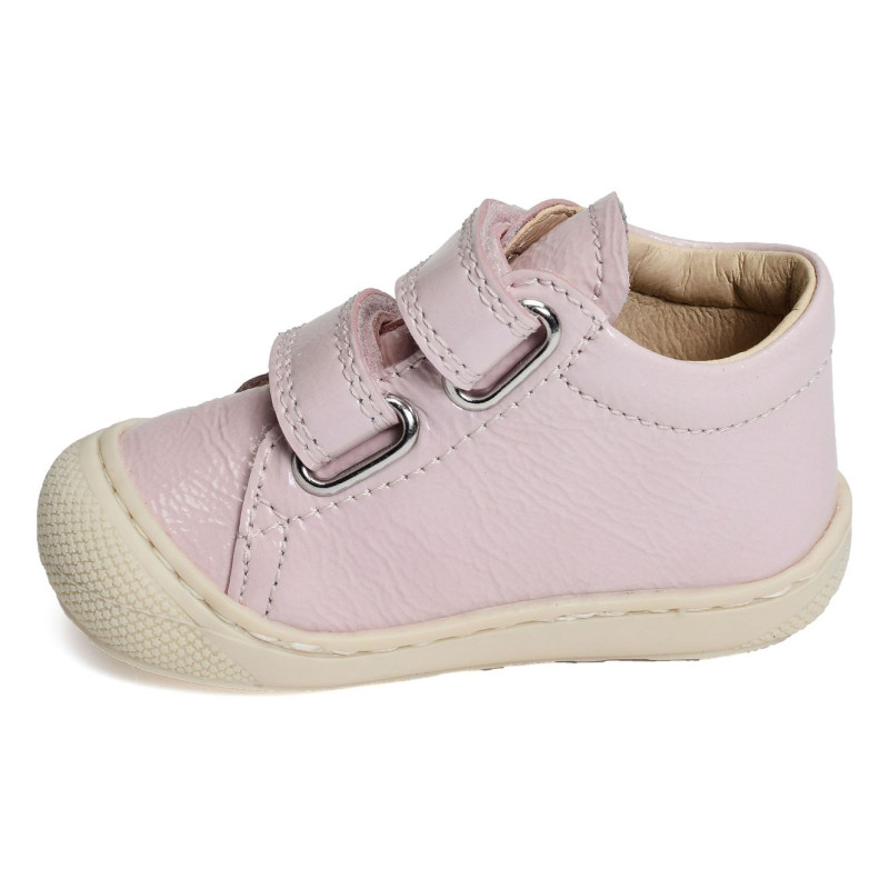 COCOON GIRL VELCRO FANTAISIE Verni Rose, Chaussures à Scratch Naturino
