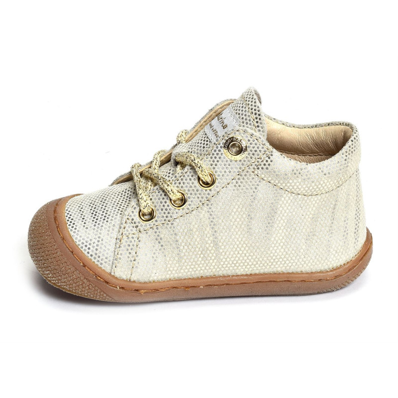 COCOON GIRL FANTAISIE Or, Chaussures à Lacets Naturino