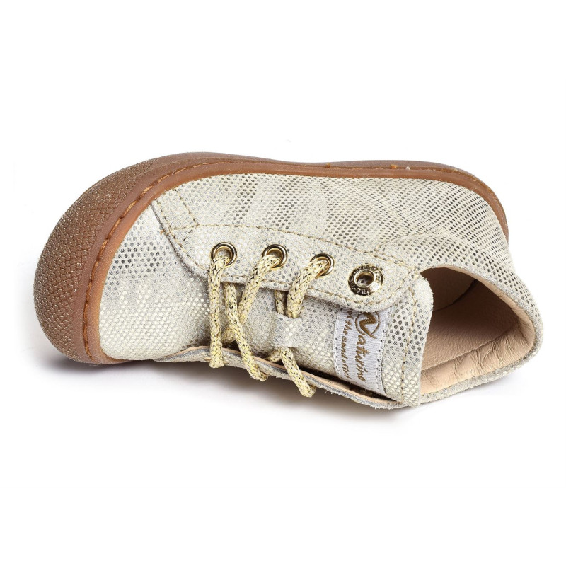COCOON GIRL FANTAISIE Or, Chaussures à Lacets Naturino