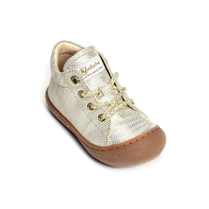 COCOON GIRL FANTAISIE Or, Chaussures à Lacets Naturino