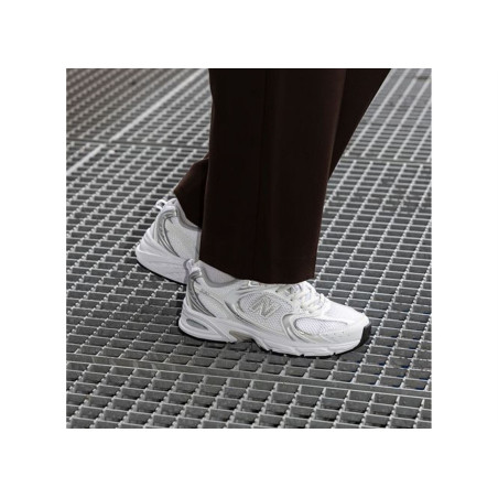 MR530 Blanc Gris, Baskets running New Balance