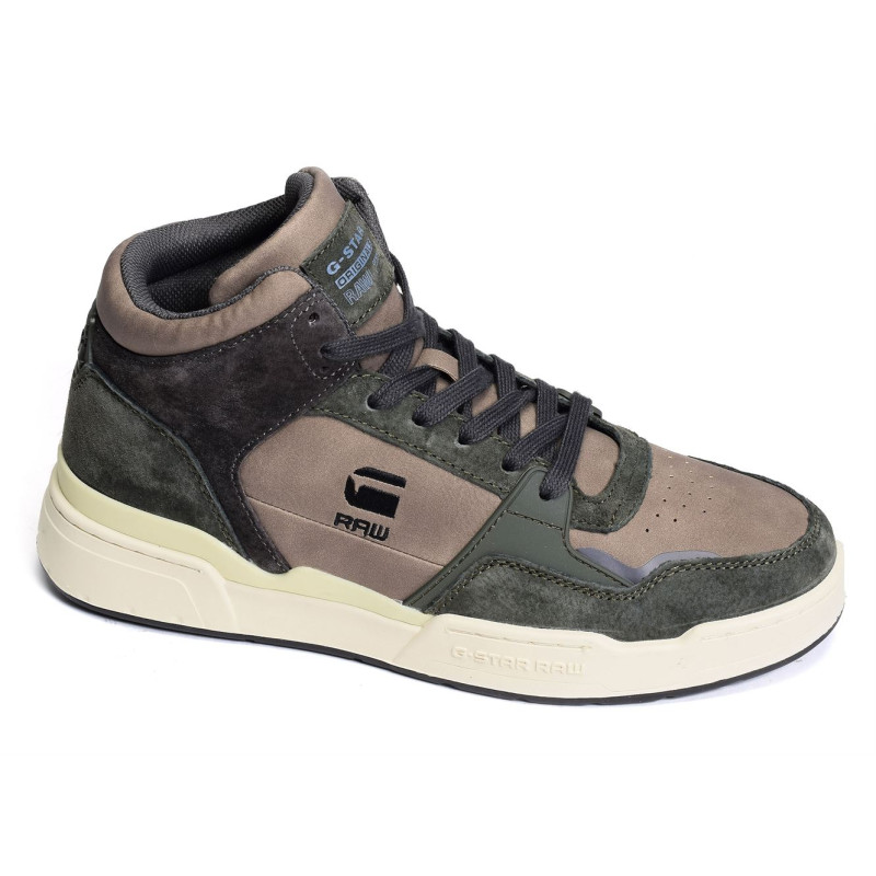 ATTACC MID BSC Kaki, Baskets montantes G Star Raw