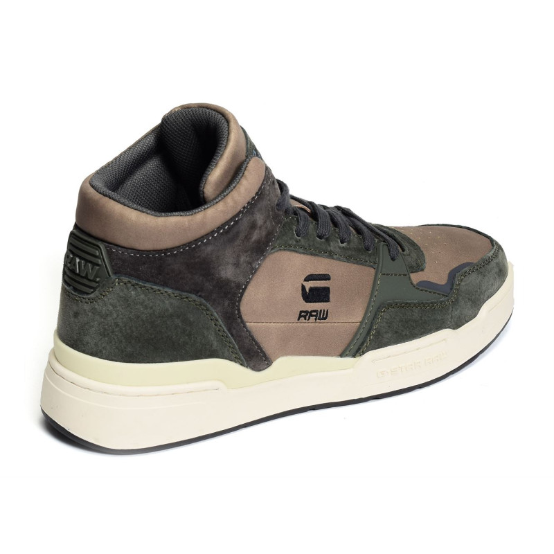 ATTACC MID BSC Kaki, Baskets montantes G Star Raw