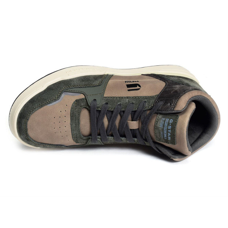 ATTACC MID BSC Kaki, Baskets montantes G Star Raw