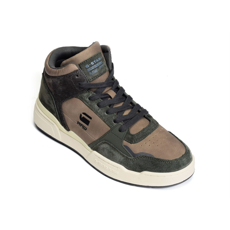 ATTACC MID BSC Kaki, Baskets montantes G Star Raw
