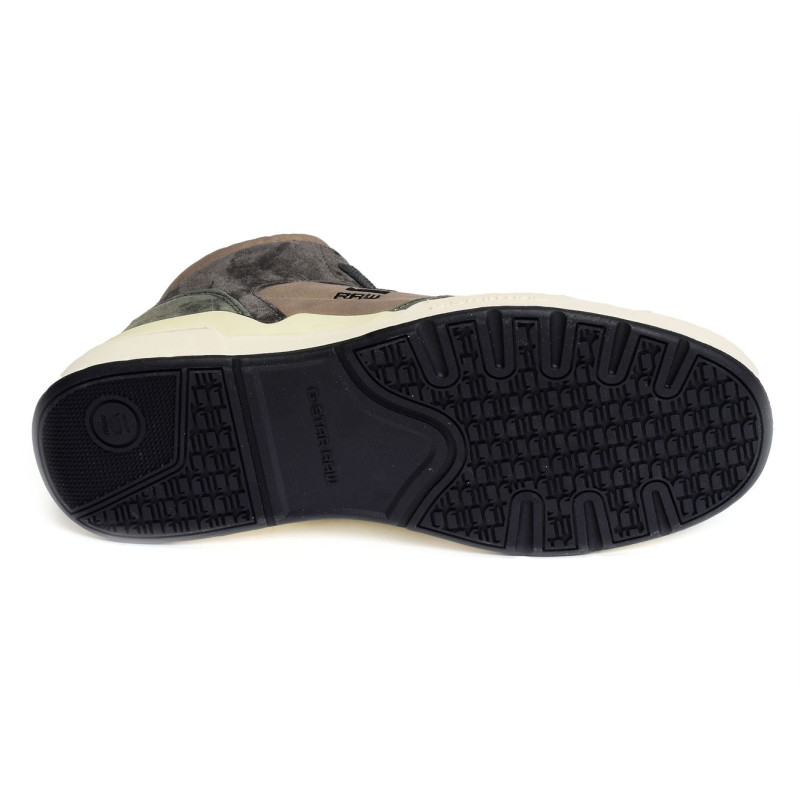 ATTACC MID BSC Kaki, Baskets montantes G Star Raw