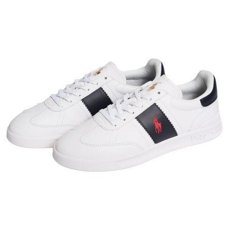 HERITAGE AERA Blanc Bleu, Sneakers basses Polo Ralph Lauren