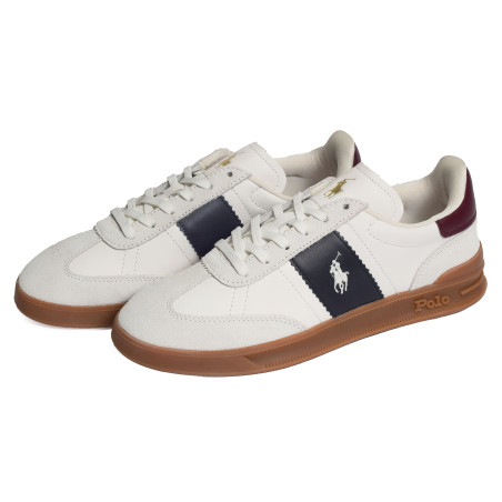 HERITAGE AERA Beige Marine, Sneakers basses Polo Ralph Lauren