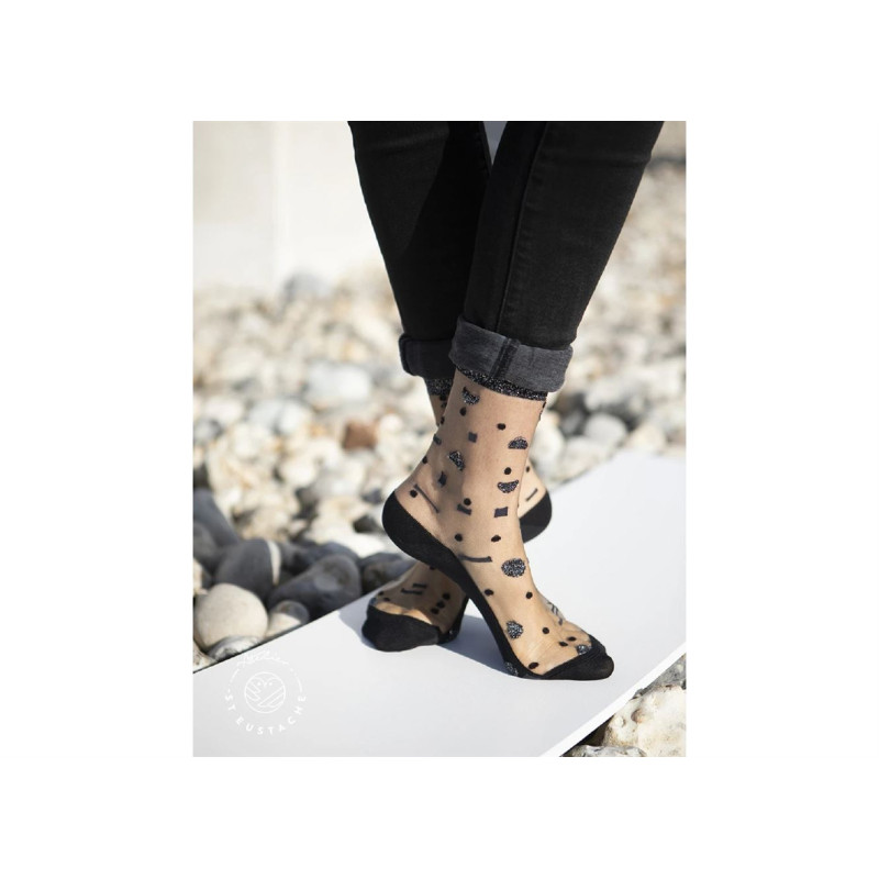 KANSAS PIVOT Argent, Chaussettes St eustache