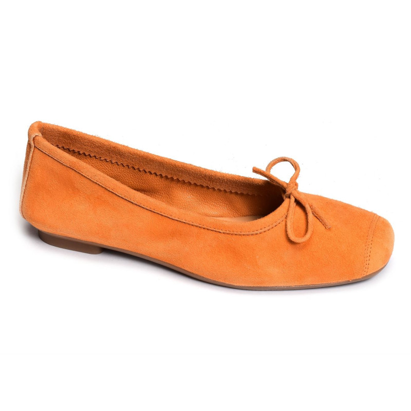 HARMONY Orange, Ballerines Reqins