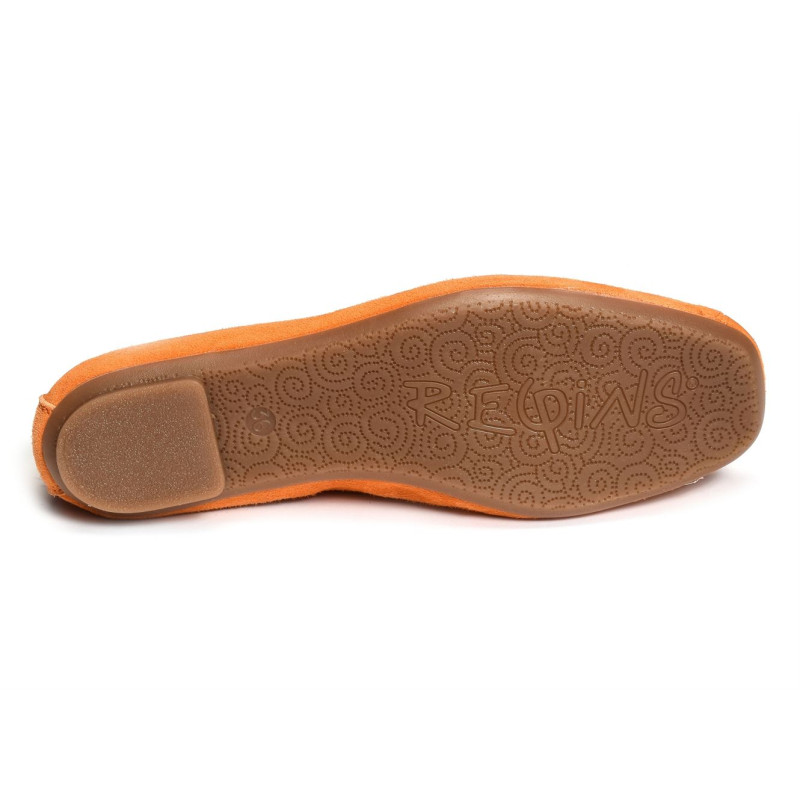 HARMONY Orange, Ballerines Reqins