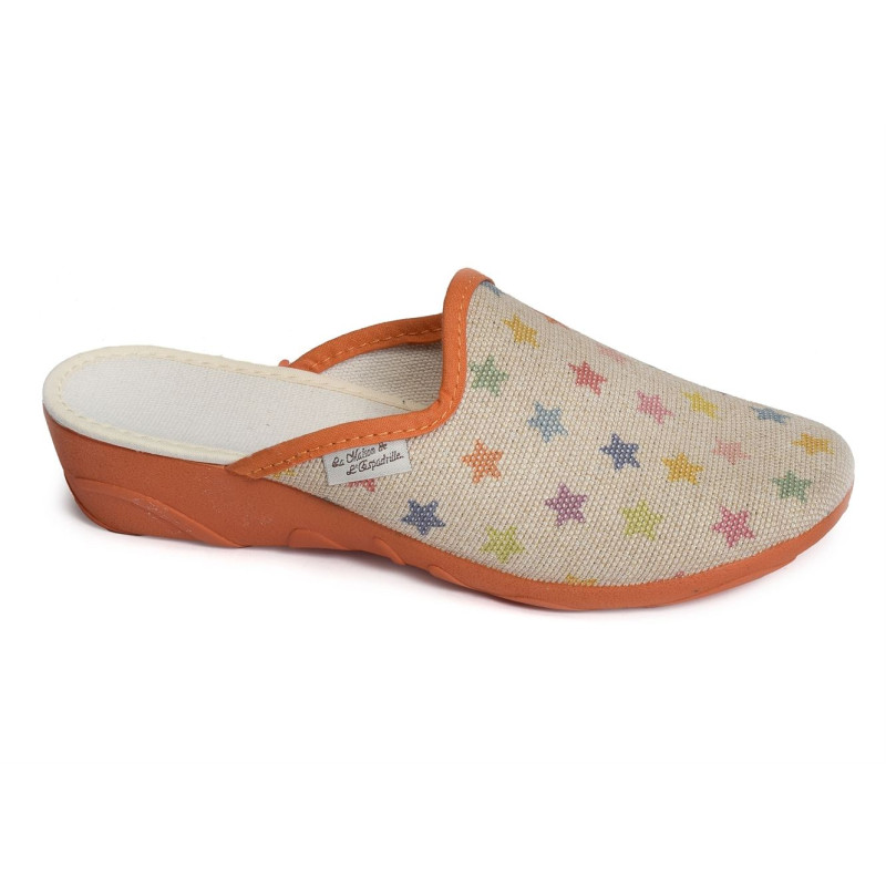2063 Orange, Mules La maison de l espadrille