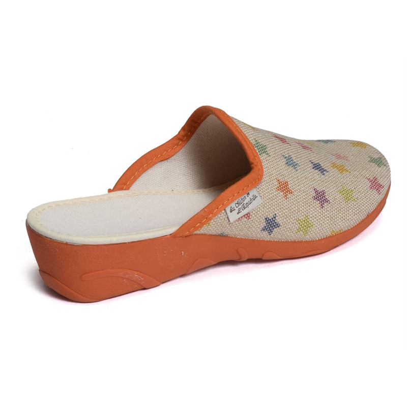 2063 Orange, Mules La maison de l espadrille