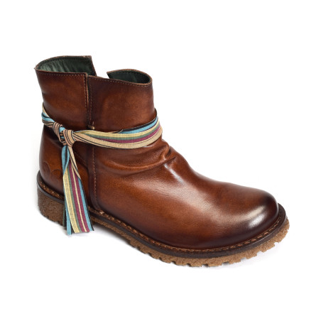 E013 Cognac, Bottines Felmini