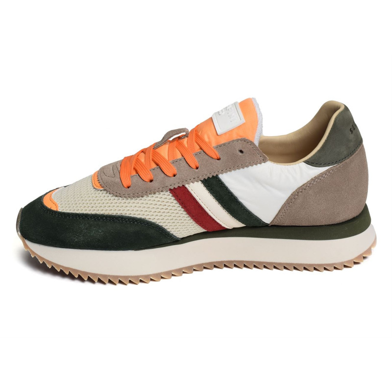 TORINO Blanc Multicolore, Baskets running Serafini