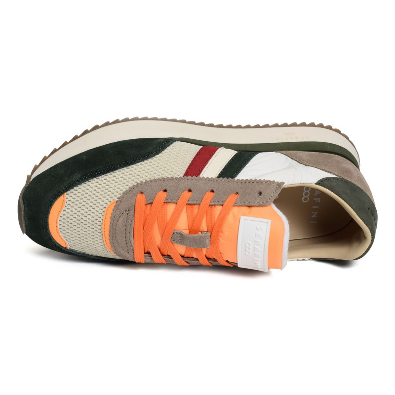 TORINO Blanc Multicolore, Baskets running Serafini