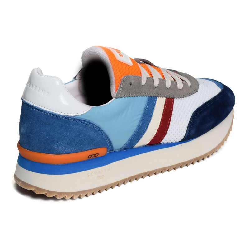 TORINO Blanc Bleu, Sneakers basses Serafini