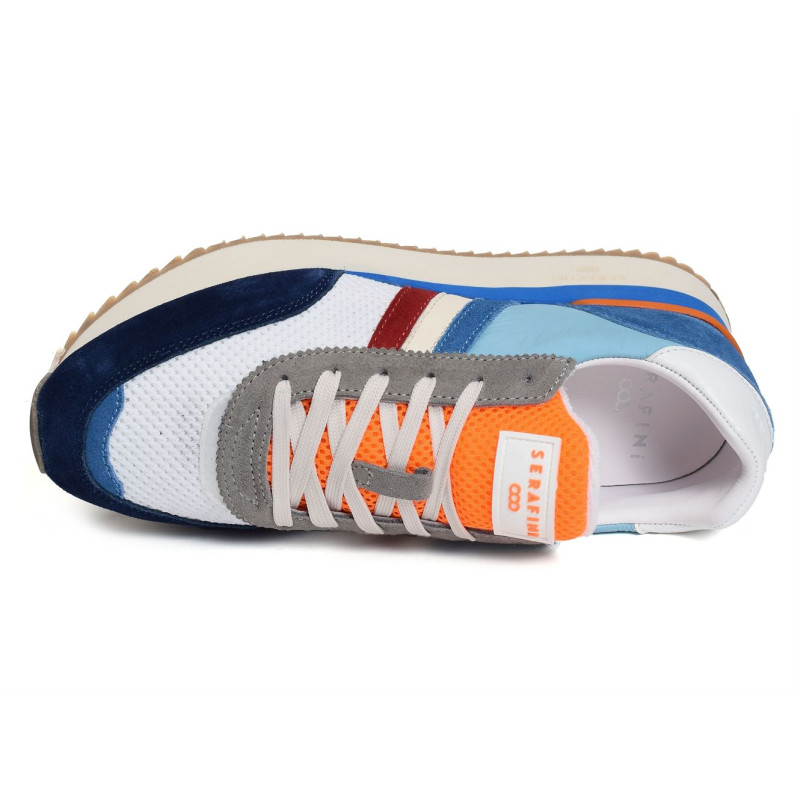 TORINO Blanc Bleu, Sneakers basses Serafini