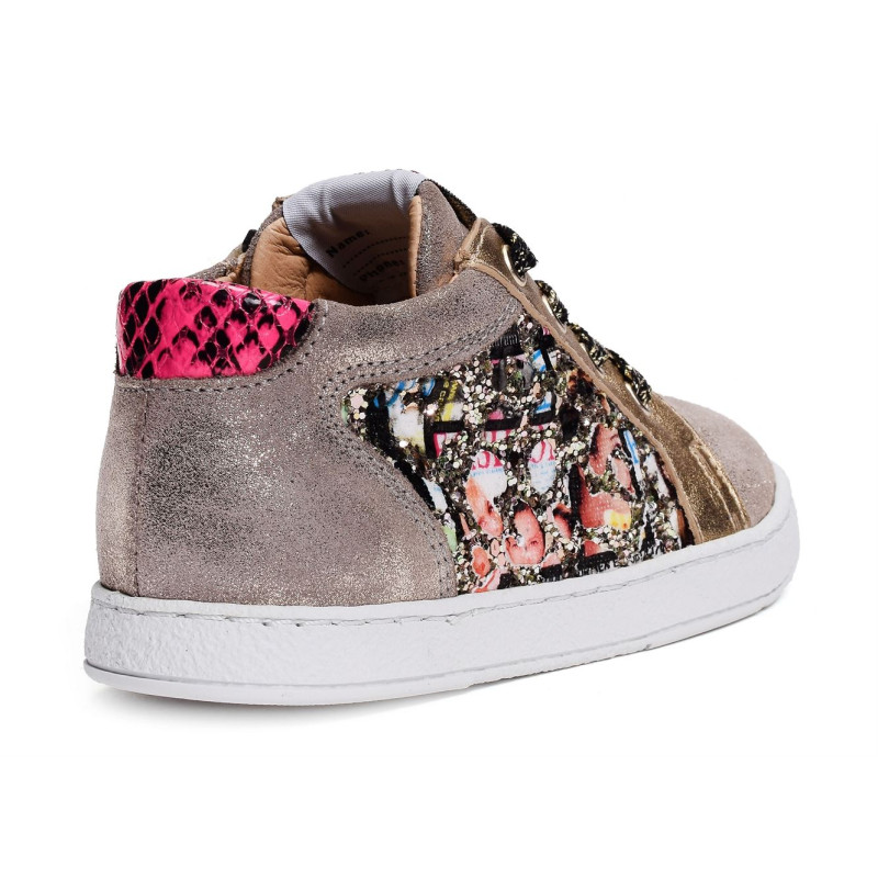MOUSSE ZIP TOP Platine, Chaussures à Lacets Pom d api