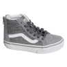 UY SK8 HI ZIP GLITTER Argent, Baskets montantes Vans