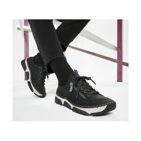 45973 Noir, Sneakers basses Rieker