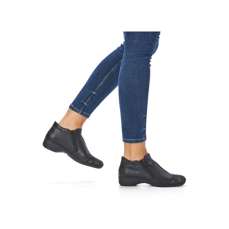 58388 Noir, Bottillons Rieker