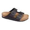 ARIZONA VEGAN Noir, Mules Birkenstock