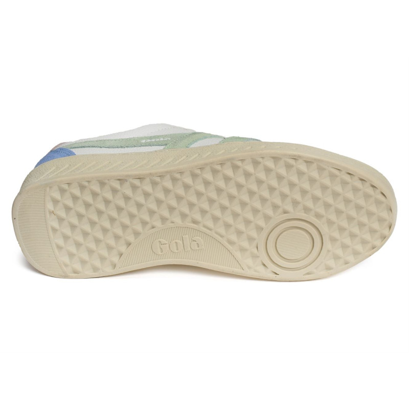 GRANDSLAM TRIDENT Blanc Vert, Sneakers basses Gola