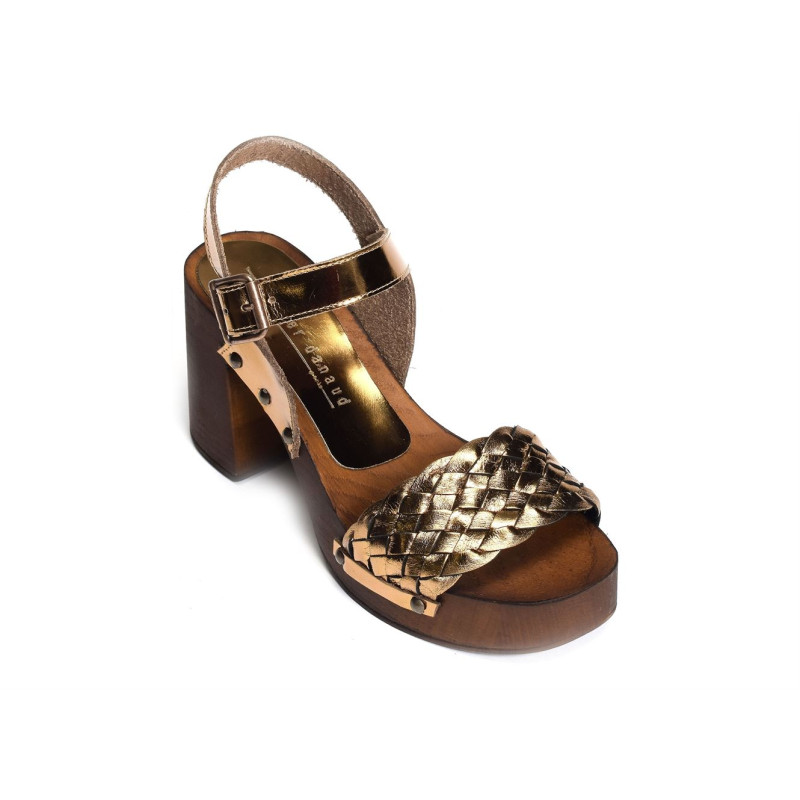 789 Bronze, Nu-Pieds à talon Xavier Danaud